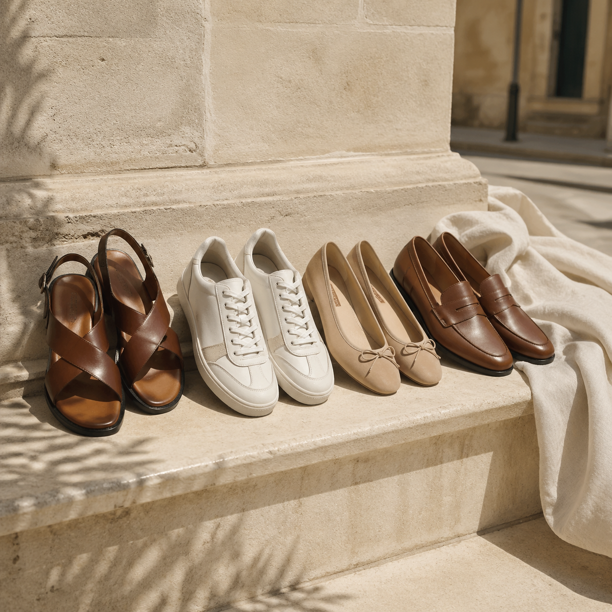 How to Choose Summer City Shoes Without Buying for One Holiday visual with refined wardrobe shapes, fabric texture, and calm editorial color.